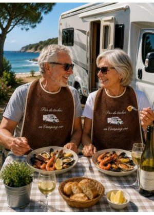 Bavoir adulte du Camping-car