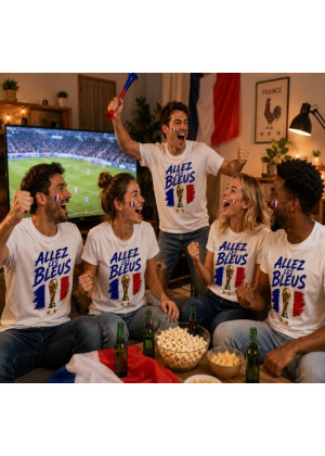 Tee shirt " Allez les Bleus "