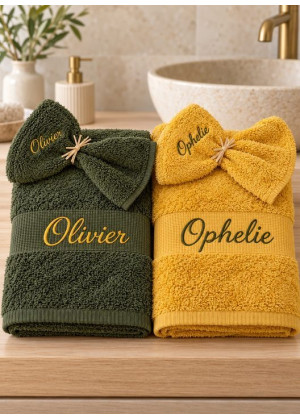 Vert Olive / Jaune Moutarde