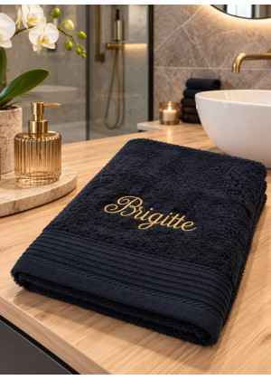 drap de douche personnalisé...