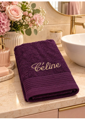 Serviette personnalisée -...