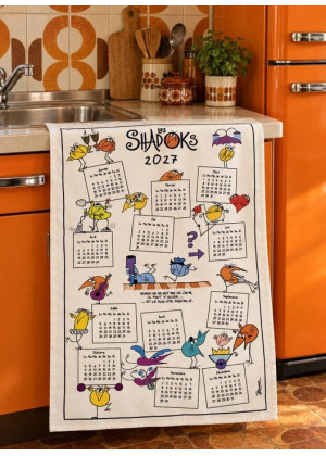 Torchon calendrier Les...