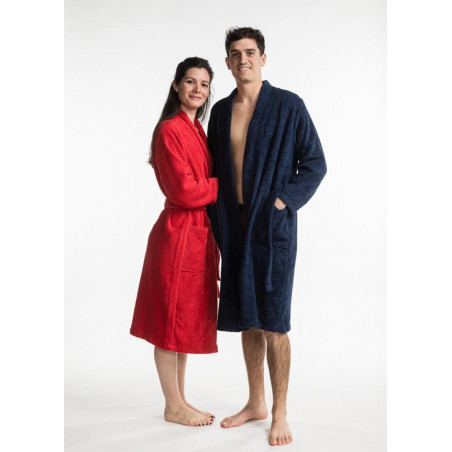 Peignoir Personnalisable JPHCHSC | Kimono Satin Brodé Texte/image | Pour Femme - Taille S à XXL